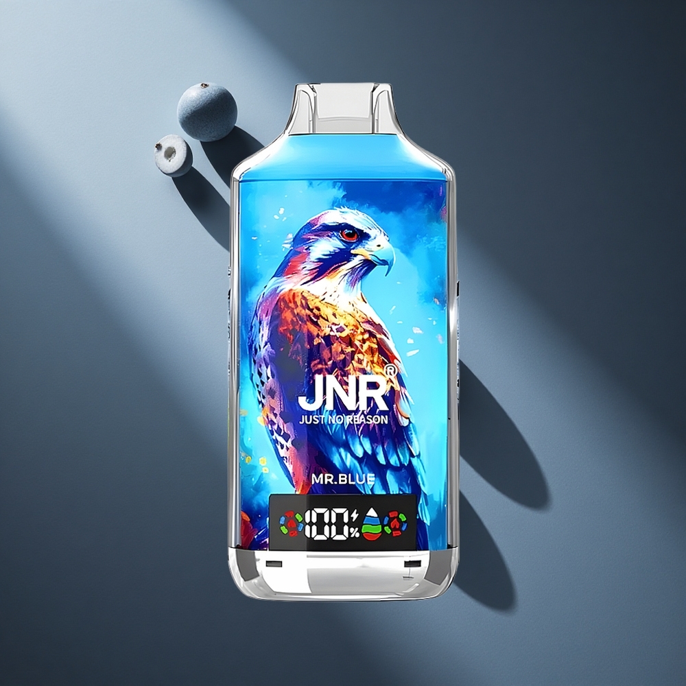 Azul Señor JNR Falcon X 18000 Puffs Pantalla Digital Peru wholesale