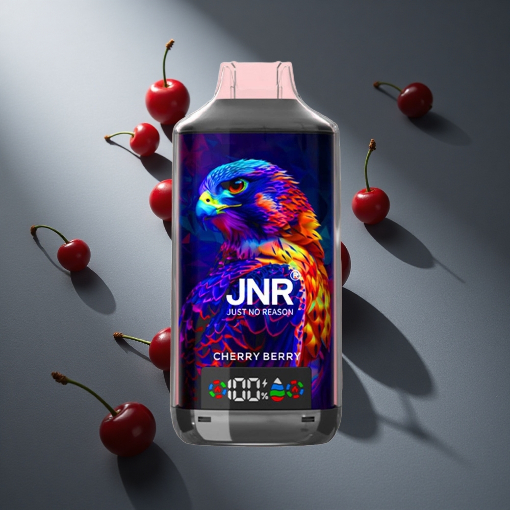 Cereza Baya JNR Falcon X 18000 Puffs 24ml Capacidad de Líquido Dual Malla Coil Peru wholesale