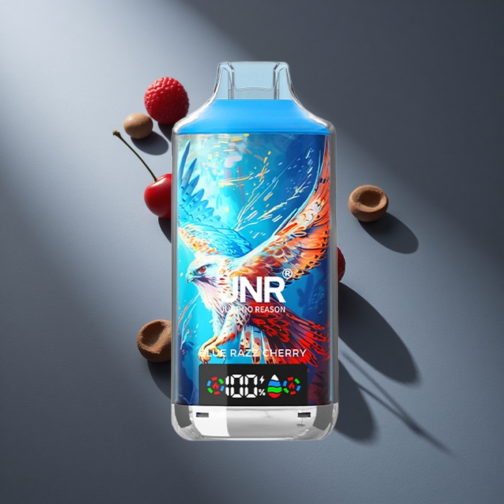 Frambuesa Azul Cereza JNR Falcon X 18000 Puffs 24ml Pantalla Digital Peru wholesale