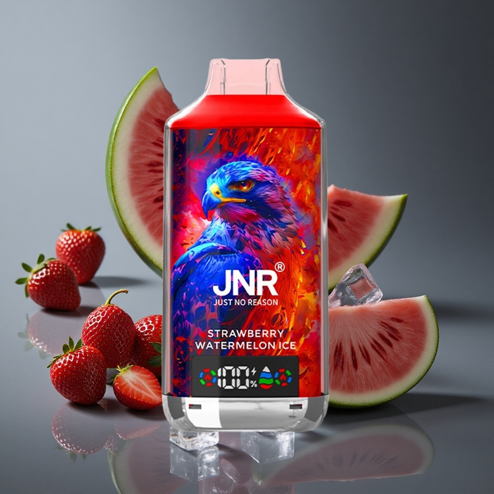 Fresa Sandía Hielo JNR Falcon X 18000 Puffs Pantalla Digital Carga Rápida Peru wholesale