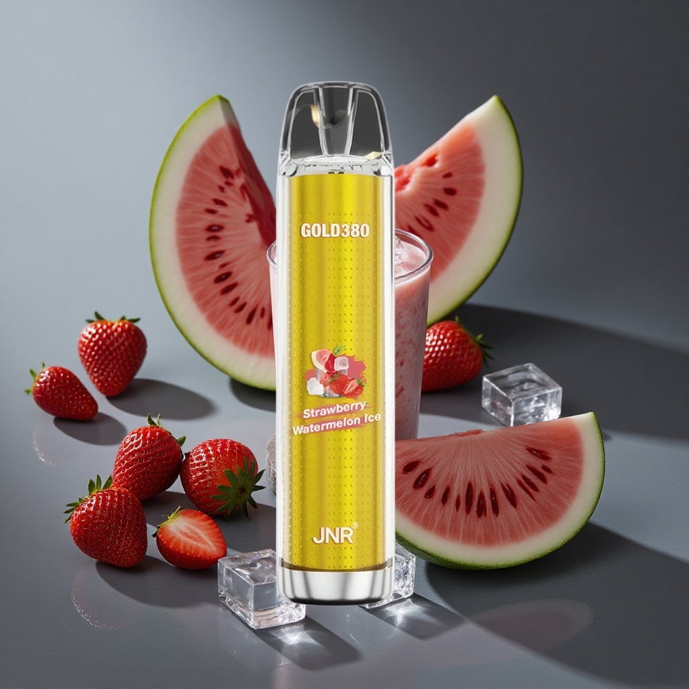 Fresa Sandía Hielo JNR Gold380 6000 Puffs 13ml Capacidad de Líquido Peru wholesale
