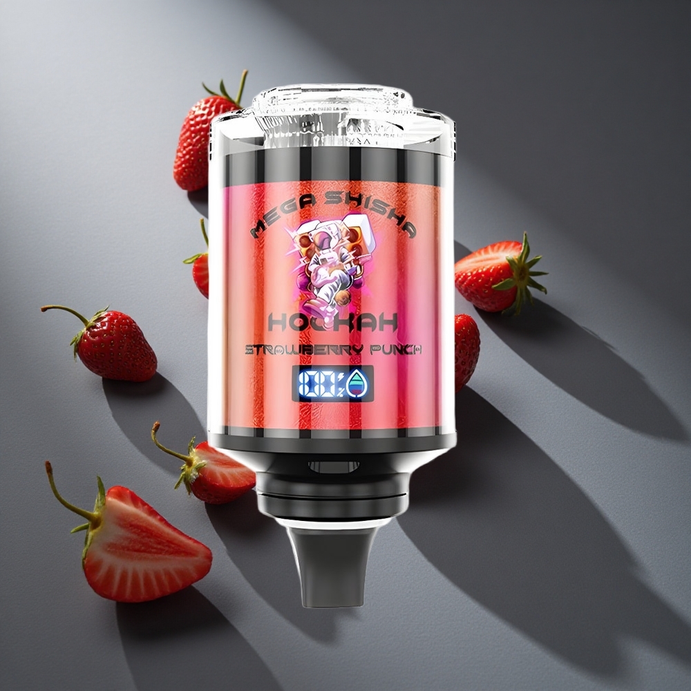 Fresa Punch JNR Mega Shisha Hookah 100000 Puffs Pantalla interactiva Peru wholesale