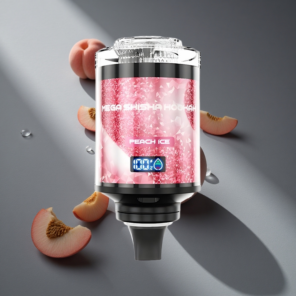 Melocotón Hielo JNR Mega Shisha 100K Puffs 2200mAh Batería Perú Wholesale