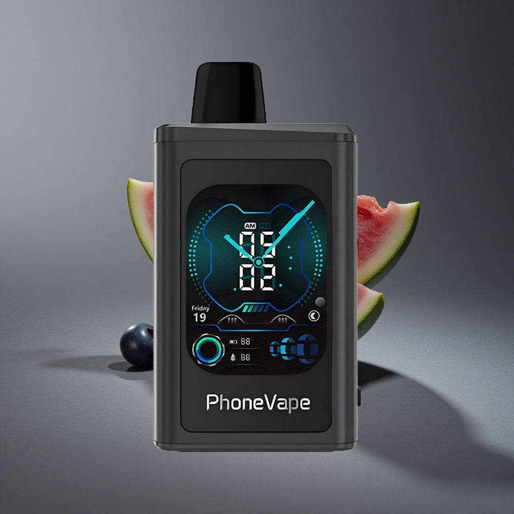 Arándano Sandía JNR PhoneVape 30000 Puffs Batería Recargable Pantalla Completa Peru wholesale