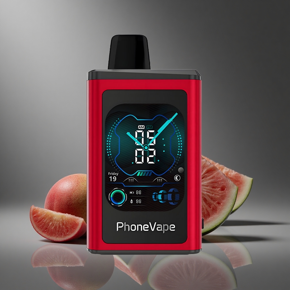 Melocotón Mango Sandía JNR PhoneVape 30000 Puffs Pantalla Completa Modo Turbo Peru wholesale