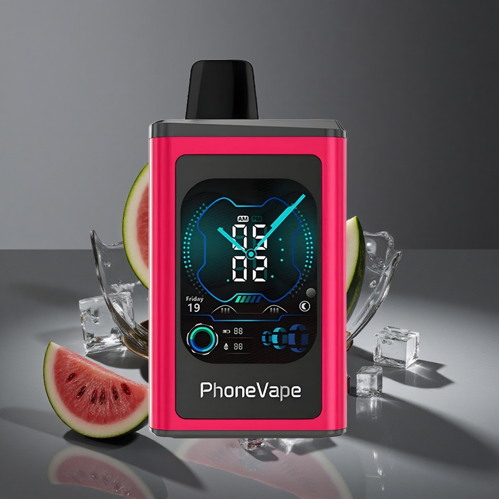 Sandía Helada JNR PhoneVape 30000 Puffs Batería Recargable 850mAh Pantalla Completa Peru wholesale