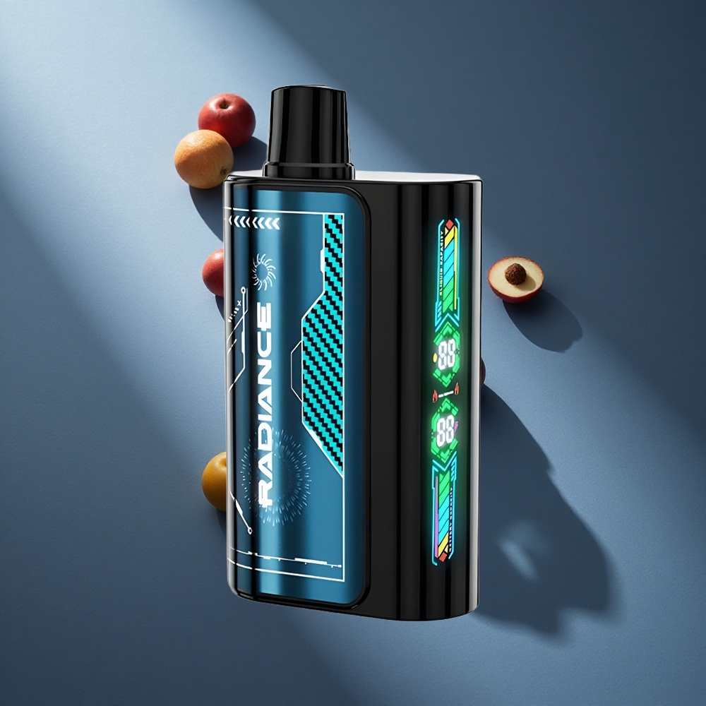 Arándano Azul Helado JNR Radiance 31000 Puffs Pantalla Inteligente Peru wholesale