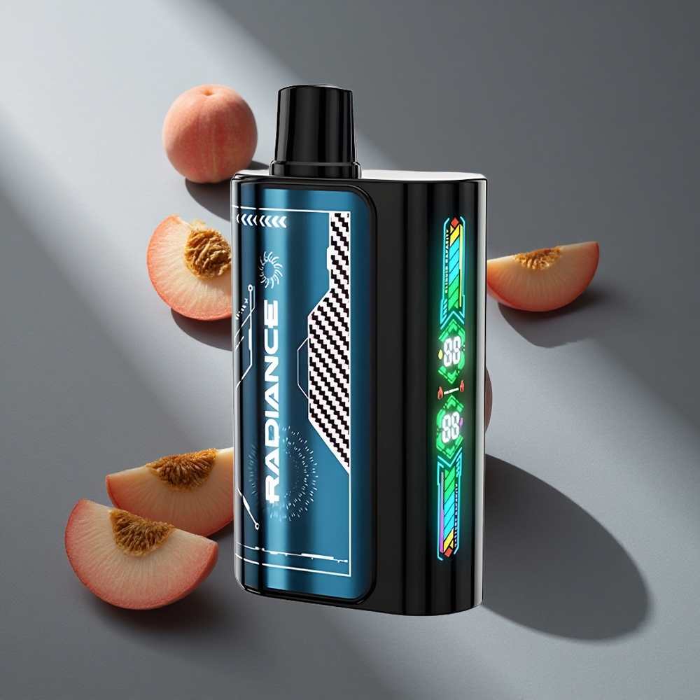 Durazno de Verano Helado JNR Radiance 31000 Puffs Pantalla Inteligente Peru wholesale