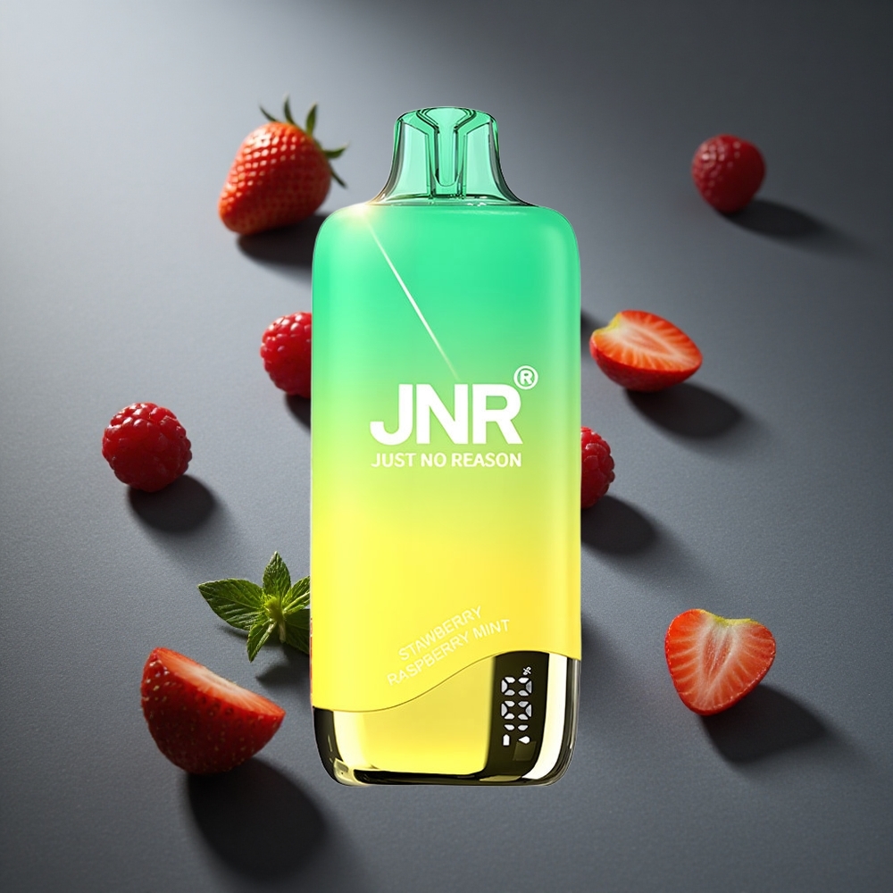 Fresa Frambuesa Menta JNR Rainbow 10500 Puffs 18ml Tanque de e-Líquido 0.8ohm Bobina de Malla Peru wholesale