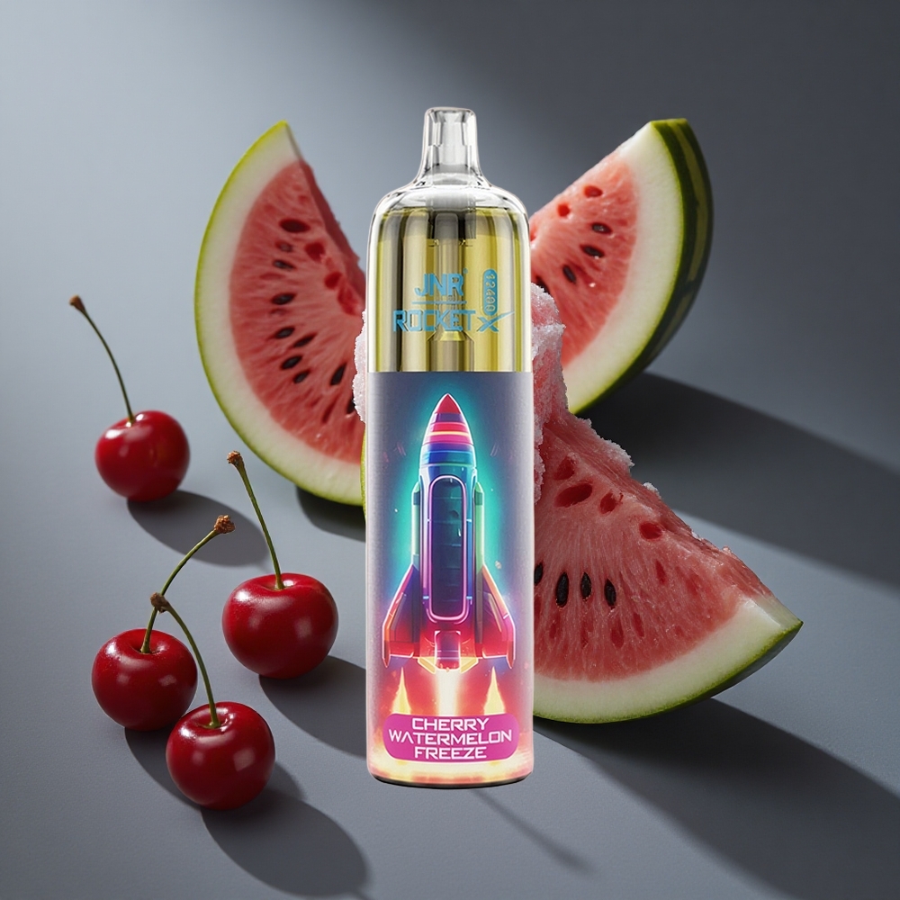 Cereza Sandía Helada JNR Rocket-X 12400 Puffs Batería 850mAh Carga Rápida Tipo-C Peru wholesale