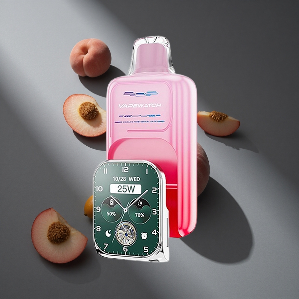 Durazno de Georgia JNR Vape Watch 30000 Puffs Batería 1000mAh Carga Rápida Tipo-C Peru wholesale