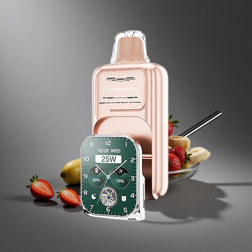 Fresa Plátano JNR Vape Watch 30000 Puffs 19mL Capacidad de E-líquido Tipo-C Carga Rápida Peru wholesale
