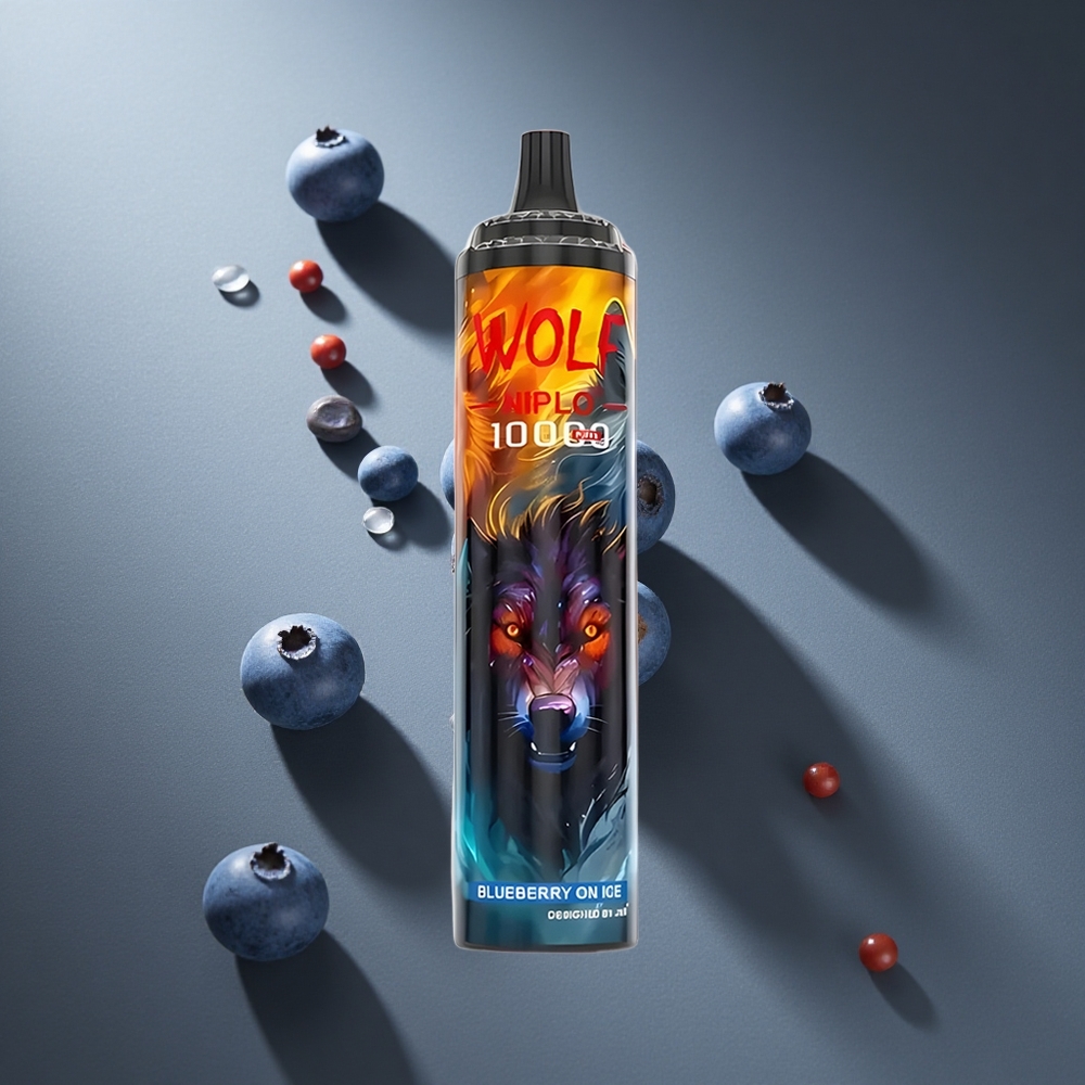 Arándano Azul On Ice JNR Wolf Niplo 10000 Puffs 20ml 0%/2%/5% Nicotina Peru wholesale