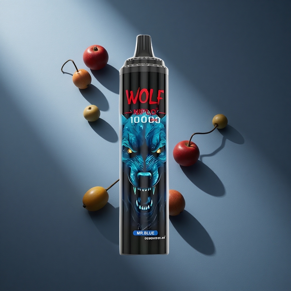 Azul JNR Wolf Niplo 10000 Puffs 20ml 650mAh Peru wholesale