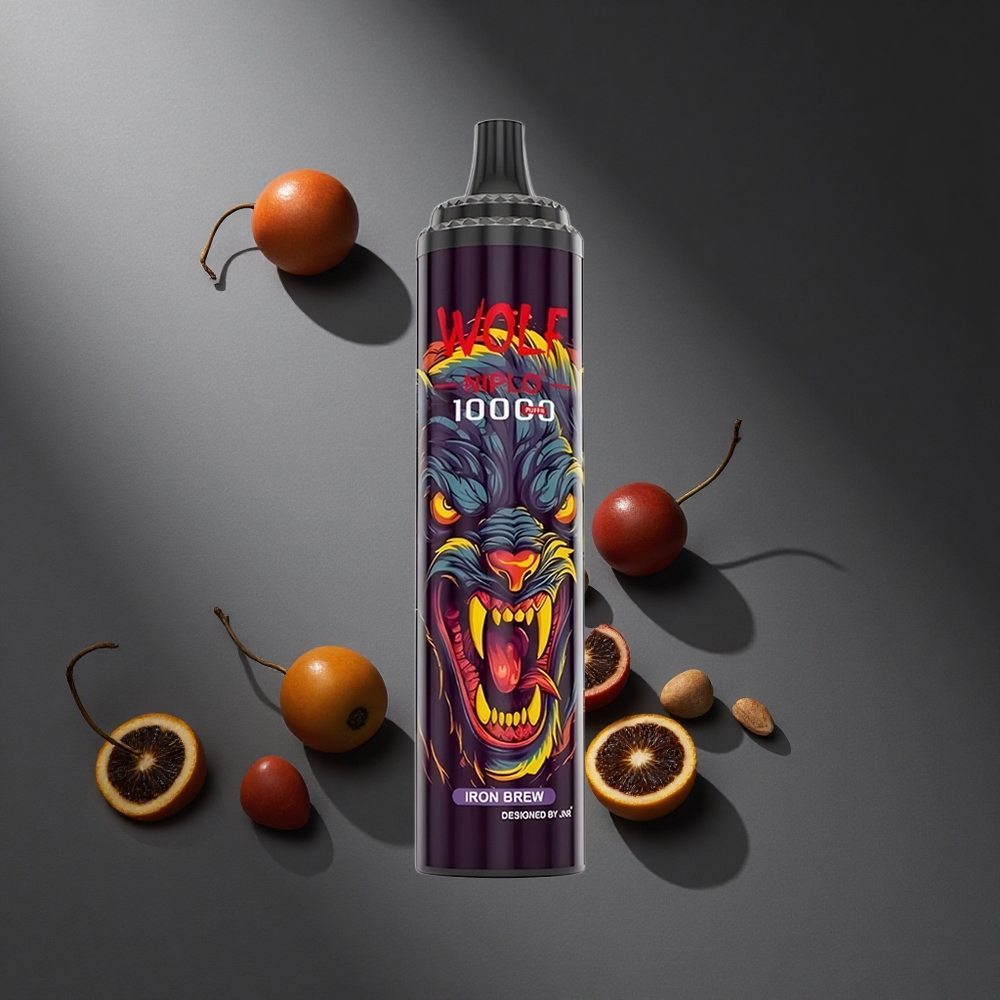 Brew de Hierro JNR Wolf Niplo 10000 Puffs 20ml 1.0 Ohm Peru wholesale