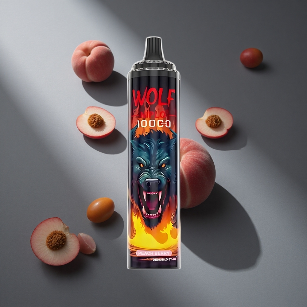 Durazno Baya JNR Wolf Niplo 10000 Puffs 20ml 0%/2%/5% Nicotina Peru wholesale