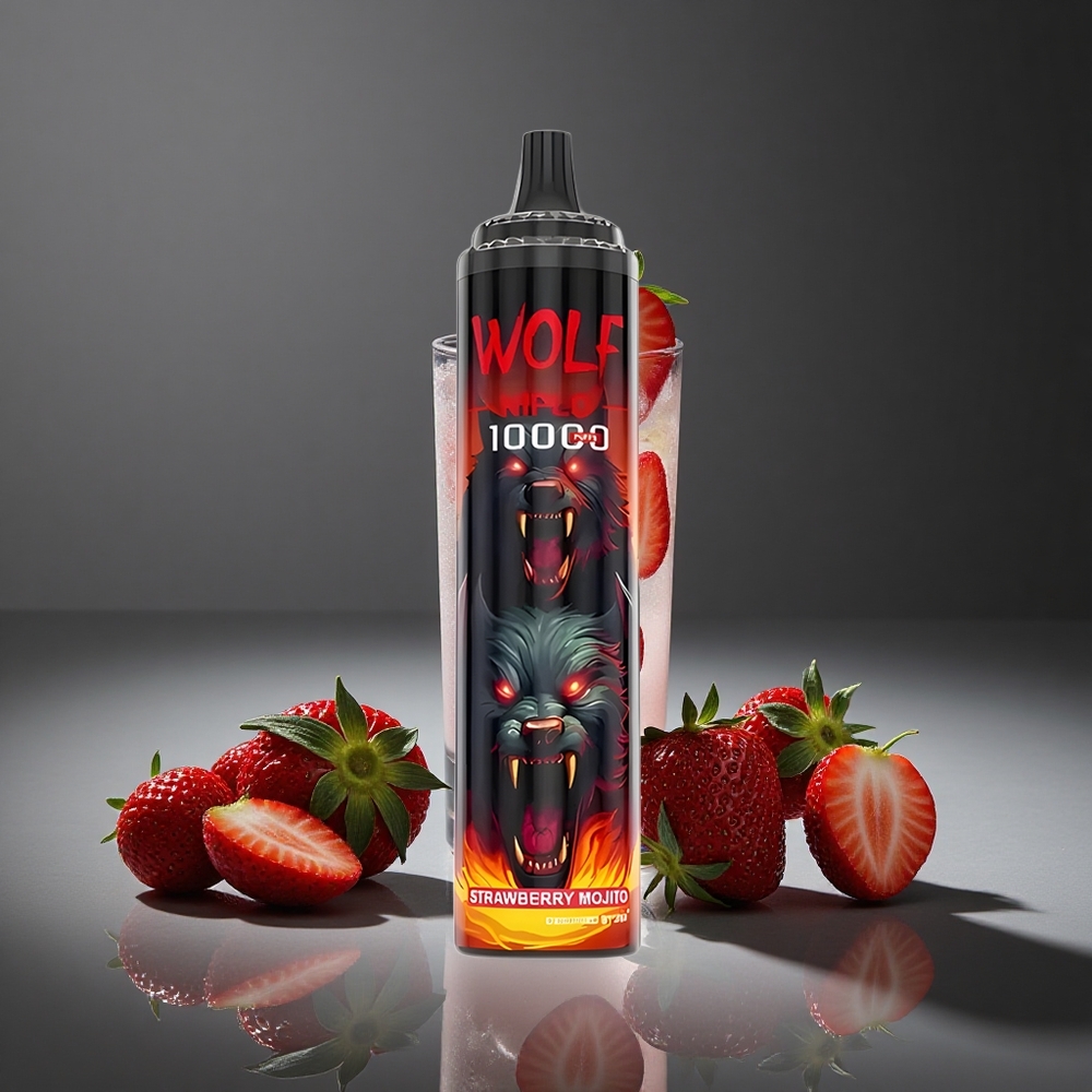 Fresa Mojito JNR Wolf Niplo 10000 Puffs 20ml 1.0 Ohm Peru wholesale