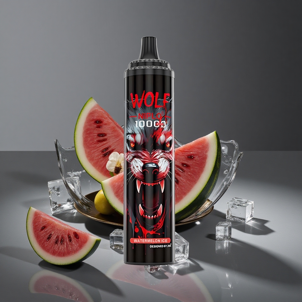 Sandía Helada JNR Wolf Niplo 10000 Puffs 20ml 0%/2%/5% Nicotina Peru wholesale