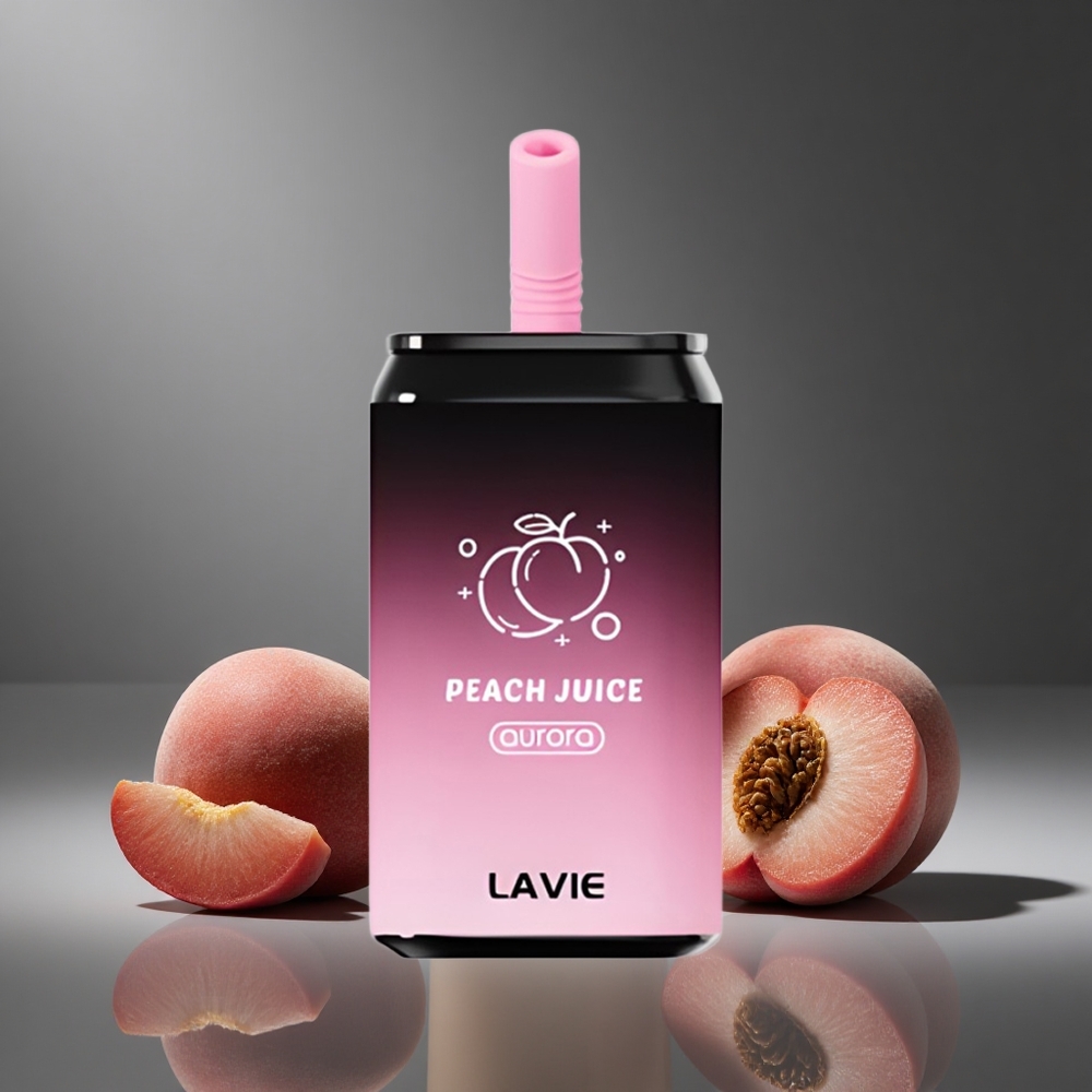 Jugo de Melocotón LAVIE Aurora 11000 Puffs 22ML 0%/2%/5% Nicotina Peru wholesale