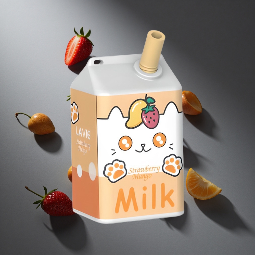 Fresa Mango LAVIE Milk 7000 Puffs 16ML 0%/2%/5% Nicotina Peru wholesale